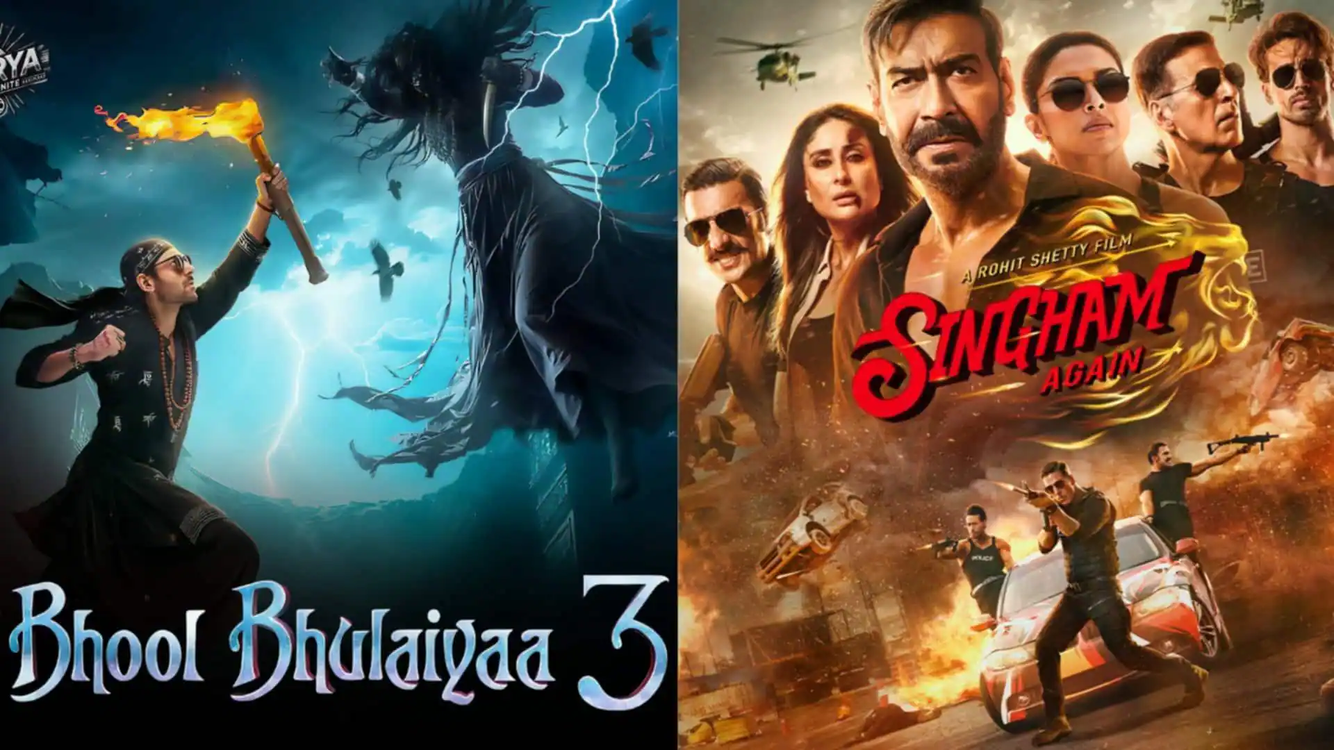 Bhool Bhulaiya vs Singham Again